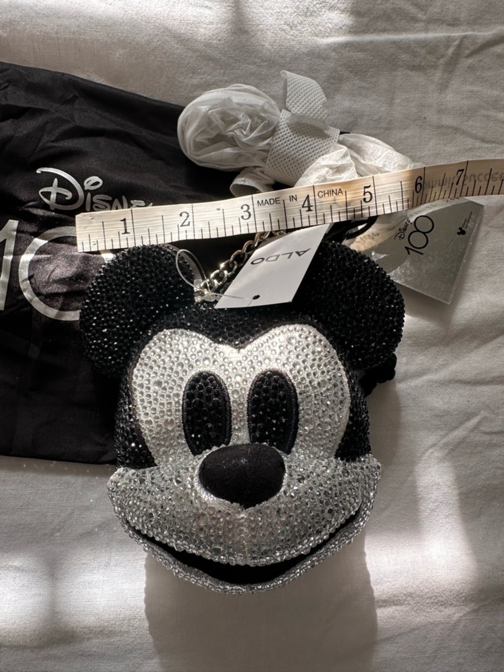 Disney x ALDO Mickey Mouse Crystal Crossbody Bag - NWT - Picture 4 of 4